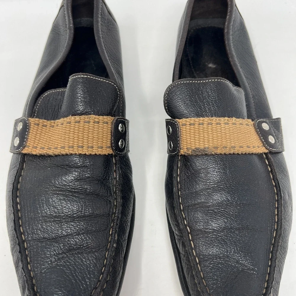 Donald J Pliner Men's Slip-On Driving Loafers Shoes Size 9-1/2‎ M #PAL10I20